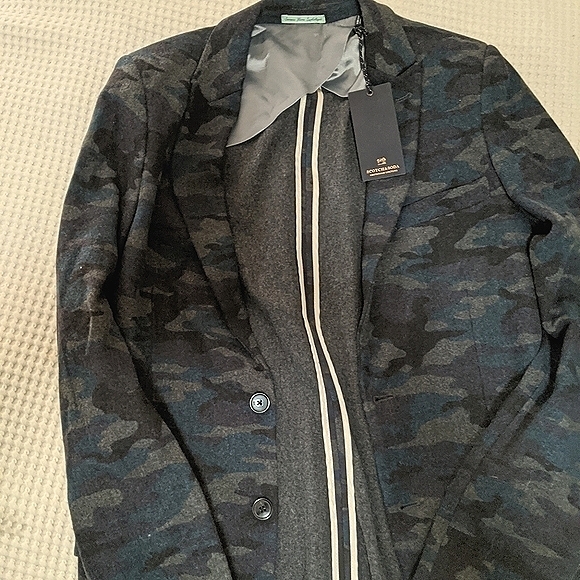 Scotch & Soda Men's Camo Blazer - Picture 3 of 3